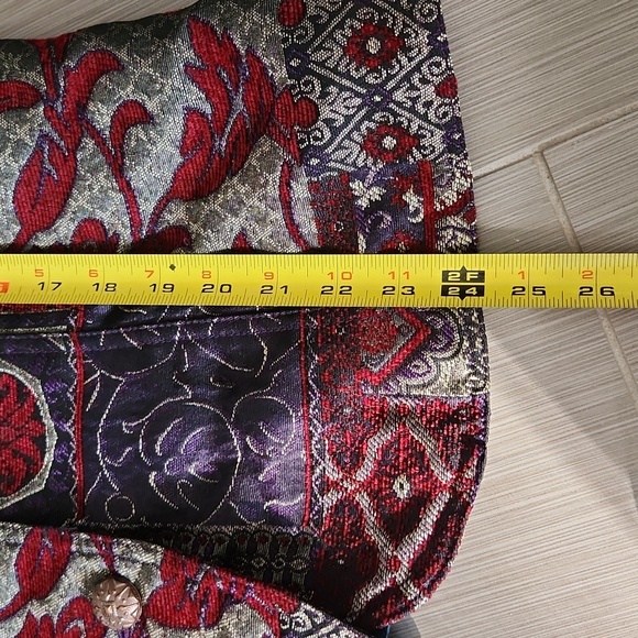 E L C C Geometric Jacquard Blazer Size L - Picture 10 of 17